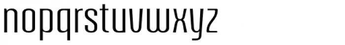 Brougham Condensed Thin Font LOWERCASE