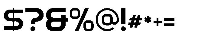 Broval Regular Font OTHER CHARS