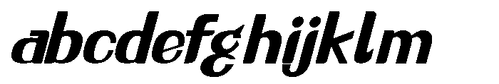 Brown Magpie Black Italic FONT