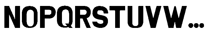Brown Magpie Black Font UPPERCASE
