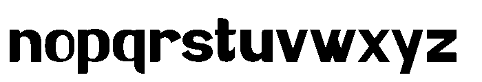 Brown Magpie Black Font LOWERCASE