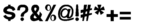Brown Magpie Extra Bold Font OTHER CHARS
