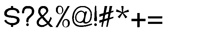 Brown Magpie Extra Light Font OTHER CHARS