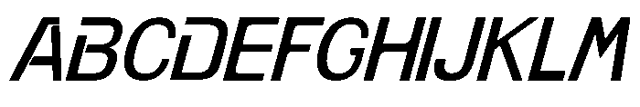 Brown Magpie Italic Font UPPERCASE