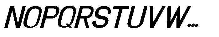 Brown Magpie Italic Font UPPERCASE