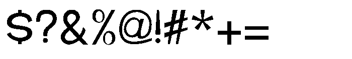 Brown Magpie Light Font OTHER CHARS