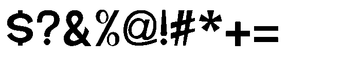 Brown Magpie Semi Bold Font OTHER CHARS
