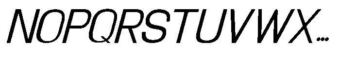 Brown Magpie Thin Italic Font UPPERCASE