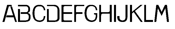 Brown Magpie Thin Font UPPERCASE