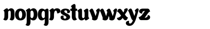Brown Wager Font LOWERCASE