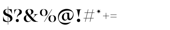 Browne de Calvin Medium Font OTHER CHARS