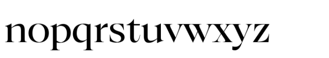 Browne de Calvin Regular Font LOWERCASE