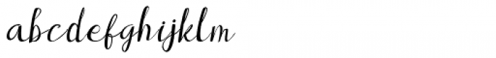 Brownies Script Font LOWERCASE