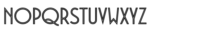 Browning INLINE Font LOWERCASE