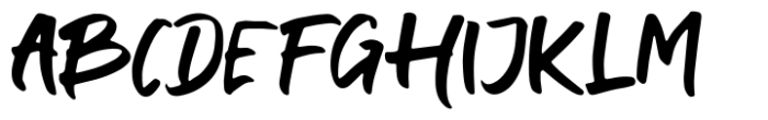 Brownpen Font UPPERCASE