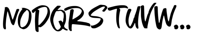 Brownpen Font UPPERCASE
