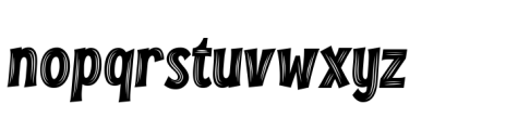 Browood Brushed Font LOWERCASE
