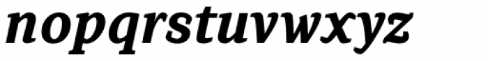 Browser Serif Bold Italic Font LOWERCASE