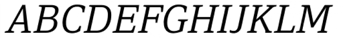 Browser Serif Italic Font UPPERCASE