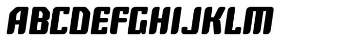 Broyek Bold Slanted Font UPPERCASE