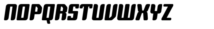 Broyek Bold Slanted Font UPPERCASE