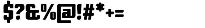 Broyek Extra Bold Font OTHER CHARS