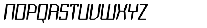 Broyek Thin Slanted Font UPPERCASE