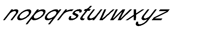 Brraelyn Italic Font LOWERCASE
