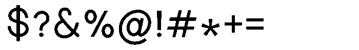 Brraelyn Regular Font OTHER CHARS