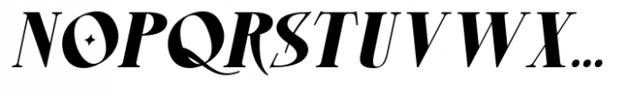 Brskovo Black Italic Font UPPERCASE