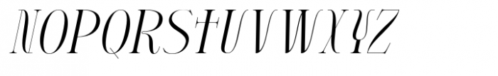 Brskovo Extra Light Italic Font LOWERCASE