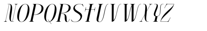 Brskovo Light Italic Font LOWERCASE