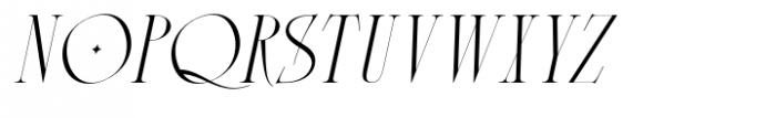 Brskovo Thin Italic Font UPPERCASE