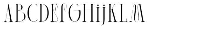 Brskovo Thin Font LOWERCASE