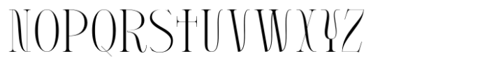 Brskovo Thin Font LOWERCASE