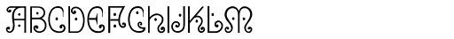 Bruce 1065 Soft Serifs Font LOWERCASE