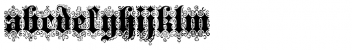 Bruce 532 Blackletter Font LOWERCASE