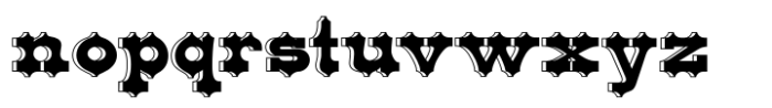 BruceBelginaNF Font LOWERCASE