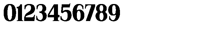 Bruchey Black Condensed Font OTHER CHARS