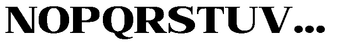 Bruchey Black Expanded Font UPPERCASE