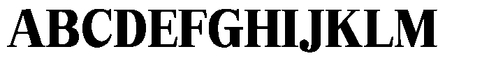 Bruchey Black Semi Condensed Font UPPERCASE