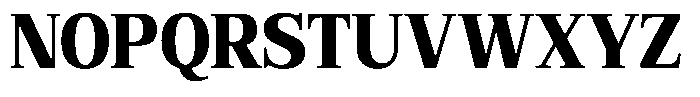 Bruchey Black Semi Condensed Font UPPERCASE