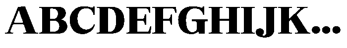 Bruchey Black Semi Expanded Font UPPERCASE