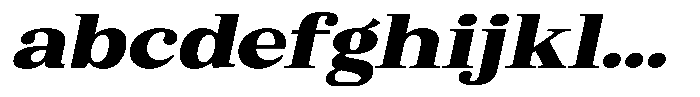 Bruchey Black Slanted Expanded FONT