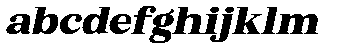 Bruchey Black Slanted Semi Expanded FONT