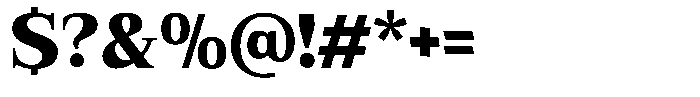 Bruchey Black Font OTHER CHARS