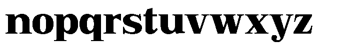 Bruchey Black Font LOWERCASE