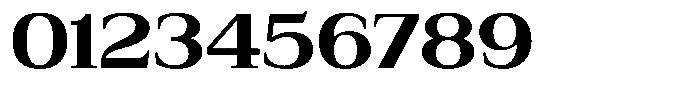 Bruchey Bold Expanded Font OTHER CHARS