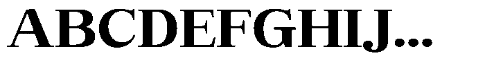 Bruchey Bold Expanded Font UPPERCASE