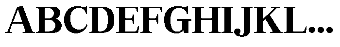 Bruchey Bold Semi Expanded Font UPPERCASE